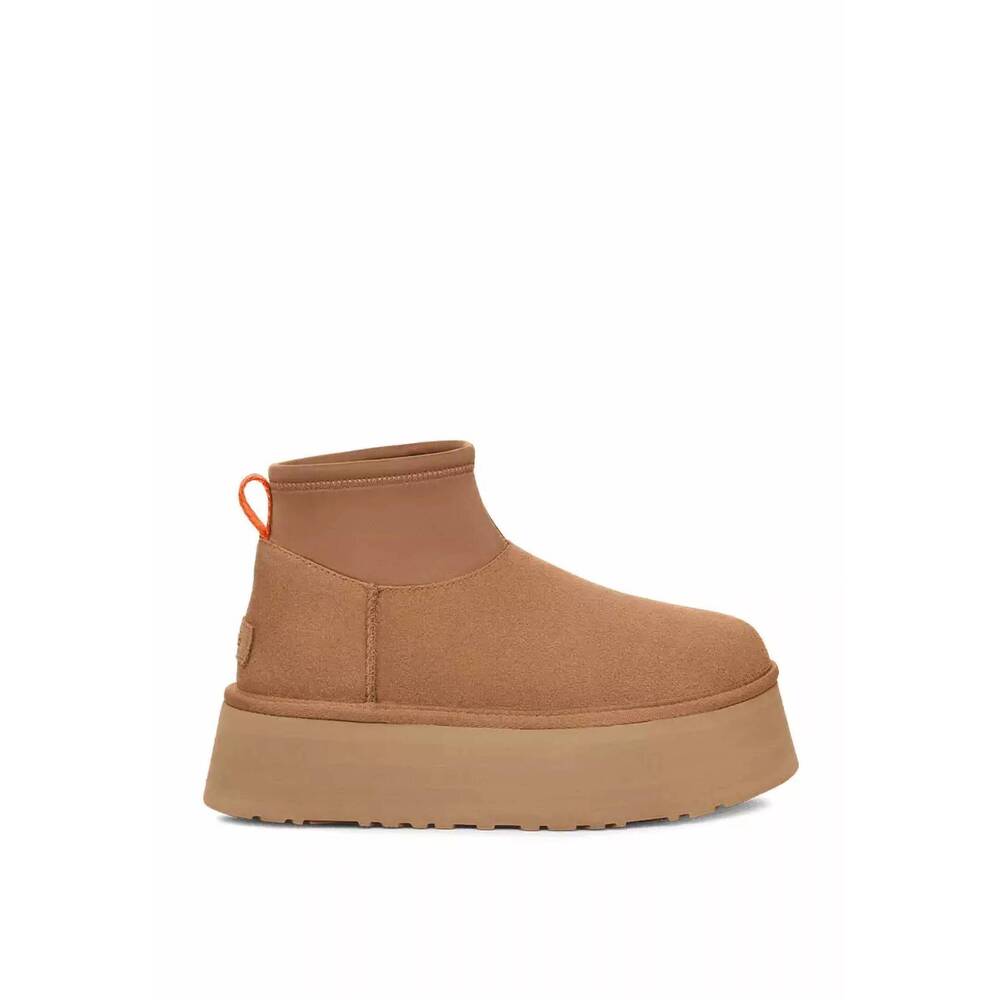 NEW UGG women's classic mini dipper boots in chestnut